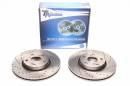 Тормозные диски 295mm с перфорацией и насечками Toyota Auris Touring Sports E18 TA-TECHNIX EVOBS20658P