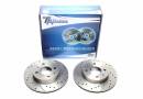Тормозные диски 240mm с перфорацией и насечками Nissan Sunny III ХетчбэкN14 TA-TECHNIX EVOBS2066P