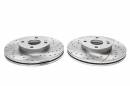 Тормозные диски 256,7 mm с перфорацией и насечками Mazda MX-5 I NA TA-TECHNIX EVOBS2068P