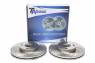 Тормозные диски 256,7 mm с перфорацией и насечками Mazda 323 P V TA-TECHNIX EVOBS2068P