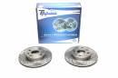 Тормозные диски 235 mm с перфорацией и насечками Mazda 121 II TA-TECHNIX EVOBS2069P