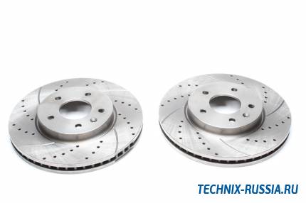 Тормозные диски 295mm с перфорацией и насечками Opel Antara TA-TECHNIX EVOBS20717P