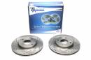 Тормозные диски 280mm с перфорацией и насечками Nissan Tiida C11 TA-TECHNIX EVOBS20734P