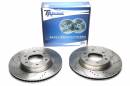 Тормозные диски 332mm с перфорацией и насечками Mitsubishi Pajero IV TA-TECHNIX EVOBS20769P