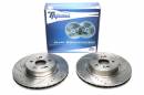 Тормозные диски 312,5mm с перфорацией и насечками Renault Megane II TA-TECHNIX EVOBS20774P