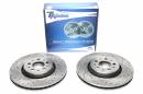 Тормозные диски 319,8mm с перфорацией и насечками Volvo XC70 Cross Country TA-TECHNIX EVOBS21015P