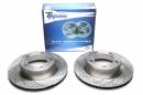 Тормозные диски 340mm с перфорацией и насечками Toyota Land Cruiser TA-TECHNIX EVOBS21046P