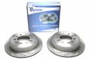 Тормозные диски 345mm с перфорацией и насечками Toyota Land Cruiser TA-TECHNIX EVOBS21148P