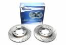 Тормозные диски 302mm с перфорацией и насечками Toyota Land Cruiser PZJ7_ KZJ7_ HZJ7_ BJ7_ LJ7_ RJ7_ TA-TECHNIX EVOBS2117P