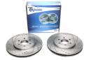 Тормозные диски 319,4mm с перфорацией и насечками Nissan NP 300 Navara D40TA-TECHNIX EVOBS21190P