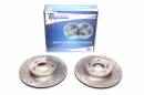 Тормозные диски 282mm с перфорацией и насечками Honda Prelude V BB TA-TECHNIX EVOBS2144P