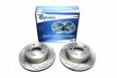 Тормозные диски 280mm с перфорацией и насечками Jeep Grand Cherokee I TA-TECHNIX EVOBS2147P