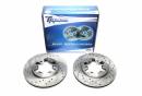 Тормозные диски 260mm с перфорацией и насечками Nissan Pickup/NP300 Pickup TA-TECHNIX EVOBS2193P