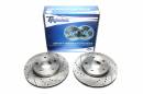 Тормозные диски 271mm с перфорацией и насечками Toyota Previa TA-TECHNIX EVOBS2223P