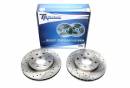Тормозные диски 256mm с перфорацией и насечками Hyundai Joice TA-TECHNIX EVOBS2224P