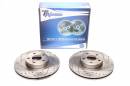 Тормозные диски 277mm с перфорацией и насечками Subaru Outback BM BR TA-TECHNIX EVOBS2244P