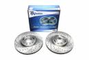 Тормозные диски 296mm с перфорацией и насечками Lexus IS I 200/ 300 TA-TECHNIX EVOBS2251P