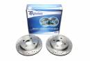 Тормозные диски 252,6mm с перфорацией и насечками Ford Mondeo II седан BFP TA-TECHNIX EVOBS2326P