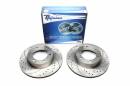 Тормозные диски 319mm с перфорацией и насечками Toyota 4 Runner TA-TECHNIX EVOBS2339P
