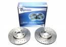 Тормозные диски 257 mm с перфорацией и насечками Nissan Sunny III ХетчбэкN14 TA-TECHNIX EVOBS2360P