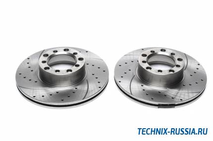 Тормозные диски 278mm с перфорацией и насечками Mercedes-Benz SL R107 TA-TECHNIX EVOBS2369P