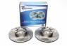 Тормозные диски 278mm с перфорацией и насечками Mercedes-Benz SL R107 TA-TECHNIX EVOBS2369P