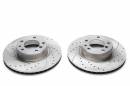 Тормозные диски 302mm с перфорацией и насечками BMW 5er E34 TA-TECHNIX EVOBS2371P
