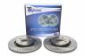 Тормозные диски 280 mm с перфорацией и насечками VW Golf II TA-TECHNIX EVOBS2374P