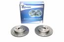 Тормозные диски 235mm с перфорацией и насечками Toyota Yaris P1 TA-TECHNIX EVOBS2426P