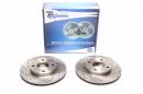 Тормозные диски 258mm с перфорацией и насечками Ford Fiesta Kasten TA-TECHNIX EVOBS2456P