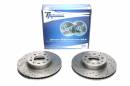 Тормозные диски 280mm с перфорацией и насечками Volvo 960 Kombi TA-TECHNIX EVOBS2475P