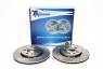 Тормозные диски 256 mm с перфорацией и насечками VW Polo 6R TA-TECHNIX EVOBS2479P