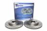 Тормозные диски 280 mm с перфорацией и насечками VW Phaeton TA-TECHNIX EVOBS2485P