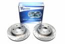 Тормозные диски 305mm с перфорацией и насечками Jeep Grand Cherokee II TA-TECHNIX EVOBS2490P