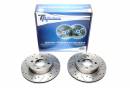 Тормозные диски 235mm с перфорацией и насечками Suzuki Baleno TA-TECHNIX EVOBS2500P