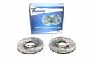 Тормозные диски 241,5mm с перфорацией и насечками Mazda 626 III TA-TECHNIX EVOBS2541P