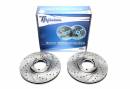Тормозные диски 254mm с перфорацией и насечками Ford Transit Bus/Kasten/Pritsche TA-TECHNIX EVOBS2542P