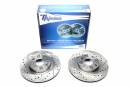 Тормозные диски 258mm с перфорацией и насечками Mazda 323S VI TA-TECHNIX EVOBS2545P
