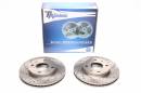 Тормозные диски 257mm с перфорацией и насечками Hyundai Sonata IV TA-TECHNIX EVOBS2764P