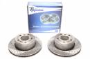 Тормозные диски 297,5 mm с перфорацией и насечками Land Rover Discovery II TA-TECHNIX EVOBS2776P
