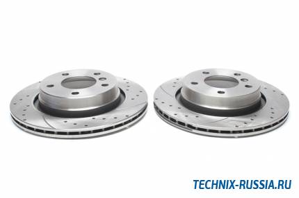Тормозные диски 294 mm с перфорацией и насечками BMW 3er E46 TA-TECHNIX EVOBS2791P