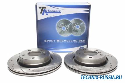 Тормозные диски 294 mm с перфорацией и насечками BMW 3er E46 TA-TECHNIX EVOBS2791P