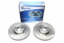 Тормозные диски 294mm с перфорацией и насечками Subaru Outback BM BR TA-TECHNIX EVOBS2828P