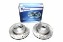 Тормозные диски 288mm с перфорацией и насечками Jeep Cherokee TA-TECHNIX EVOBS2837P