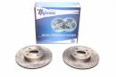 Тормозные диски 256mm с перфорацией и насечками Hyundai Getz TA-TECHNIX EVOBS2842P