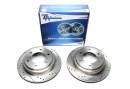 Тормозные диски 299,8mm с перфорацией и насечками Mitsubishi Pajero IV TA-TECHNIX EVOBS2852P