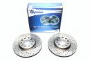 Тормозные диски 281mm с перфорацией и насечками Alfa Romeo 166 TA-TECHNIX EVOBS2945P