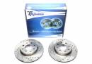 Тормозные диски 240mm с перфорацией и насечками Fiat Palio TA-TECHNIX EVOBS2953P