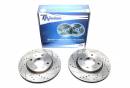 Тормозные диски 276mm с перфорацией и насечками Mitsubishi Galant VI SW TA-TECHNIX EVOBS2974P