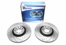 Тормозные диски 330mm с перфорацией и насечками Peugeot 407 SW TA-TECHNIX EVOBS2982P